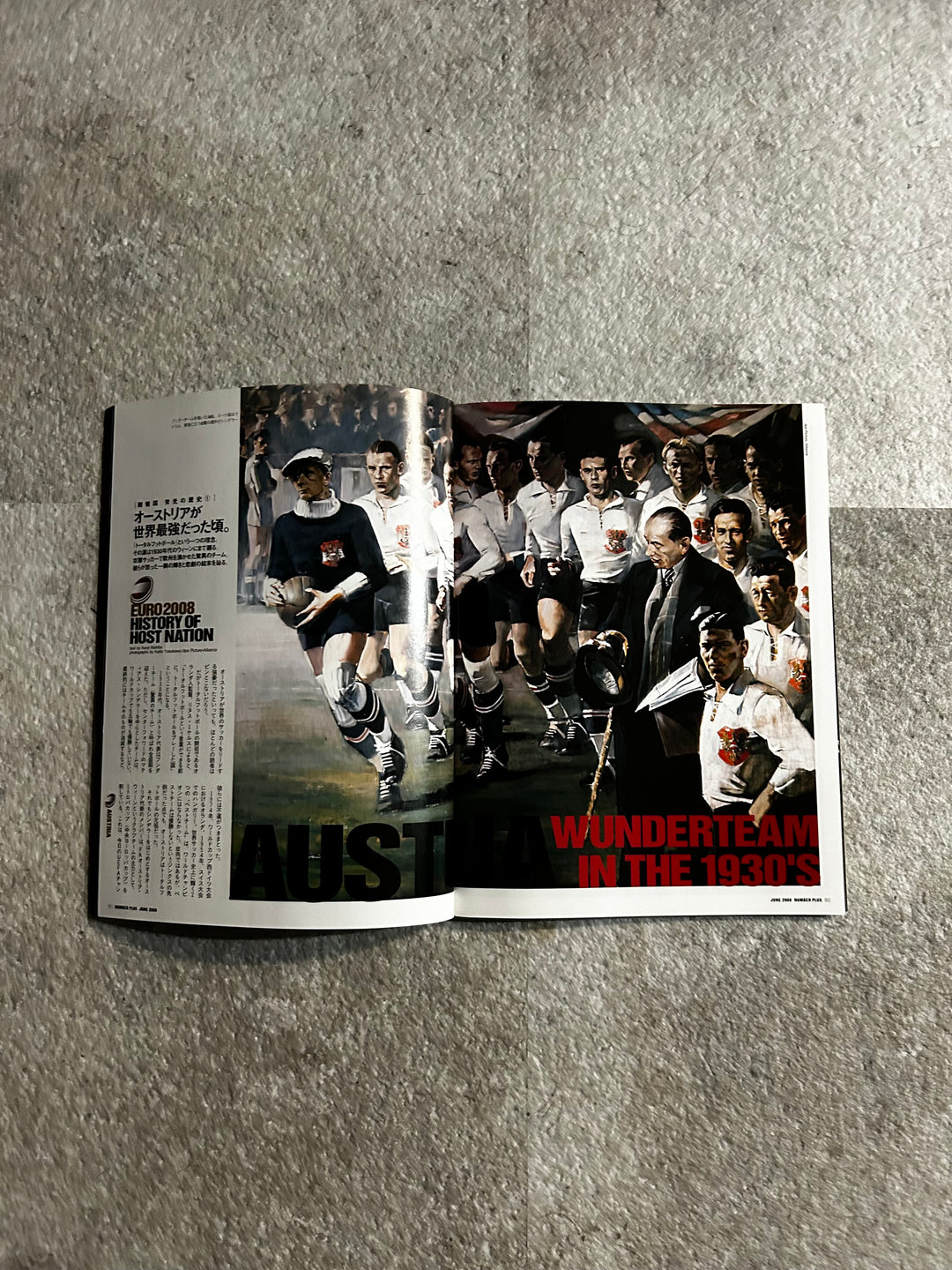 EURO2008 Number PLUS Japanese football Magazine